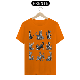 Nome do produto T-Shirt Classic - Gatos e cachorro Coletânea