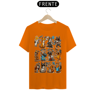 Nome do produto T-Shirt Classic - Gatos e cachorro Coletânea IV
