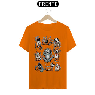 Nome do produto T- shirt Quality - Gatos e cachorro Coletânea V