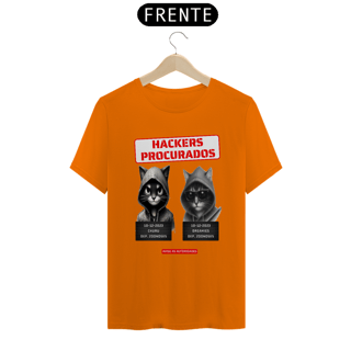 Nome do produto T- shirt Classic -  Gatos Hackers procurados