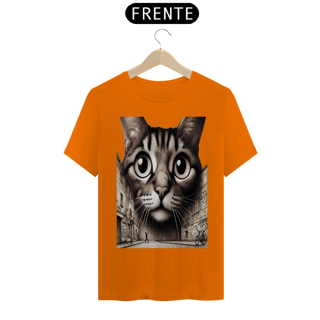 Nome do produto T-Shirt Classic - Gato Frontal,