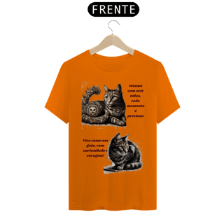 Nome do produto T-Shirt Classic -  Gato em desenho Lápis II