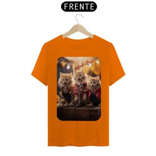 Nome do produto T-Shirt Quality – Gato -Banda Gatork'n' Roses