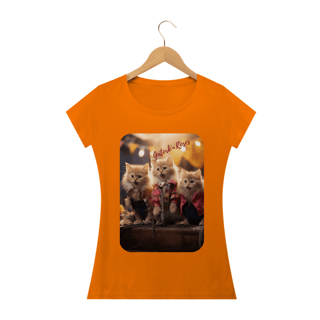 Nome do produto Camiseta Baby Long Classic -Gato -Banda Gatork'n' Roses