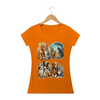 Nome do produto Camiseta Baby Classic Long- Gatos&Cães
