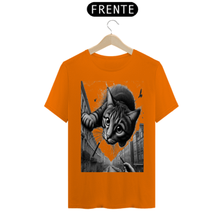 Nome do produto T-Shirt Quality – Gato saindo do céu