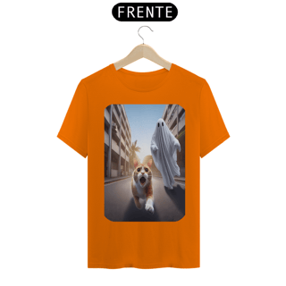 Nome do produto T- shirt Quality - Gato correndo fantasma III