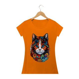 Nome do produto Camiseta Baby Long classic - Gata Michin