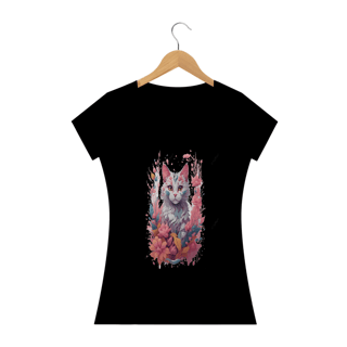 Nome do produto Camiseta Baby Long  -Gatinha III