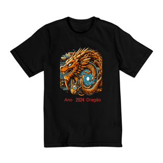 Nome do produto Camiseta Quality Infantil 10a/14a - Horóscopo Chinês 2024