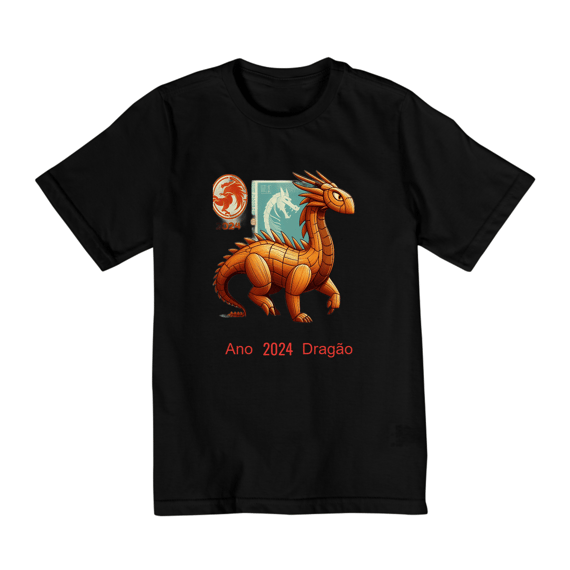 Camiseta Quality Infantil 10a/14a - Horóscopo Chinês 2024