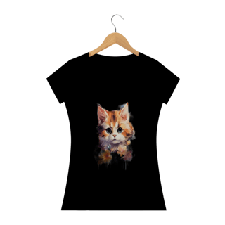 Nome do produto Camiseta Baby Long Classic -Gatinha III
