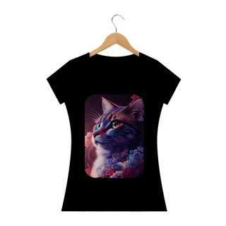 Nome do produto Camiseta Baby Long Classic -Gata Pintura