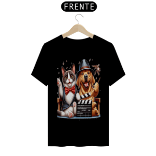 Nome do produto T- shirt Quality - Gato e cachorro 