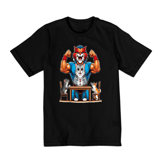 Nome do produto Camiseta Quality Infantil 10a/14a- ThuderCats e gato
