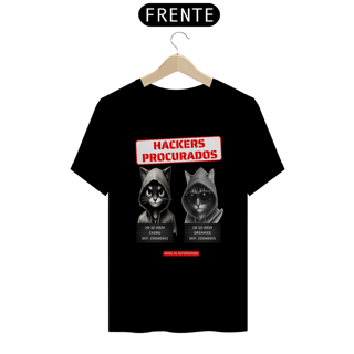 Nome do produto T- shirt Classic -  Gatos Hackers procurados
