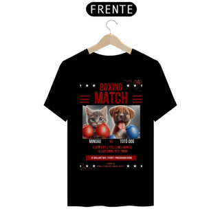 Nome do produto T-Shirt Classic - Boxe GatoXCão Peso Pulga 