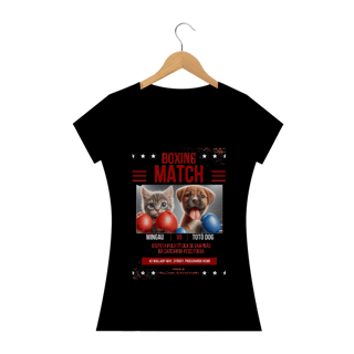 Nome do produto Camiseta Baby Classic Long- Boxe GatoXCão Peso Pulga 