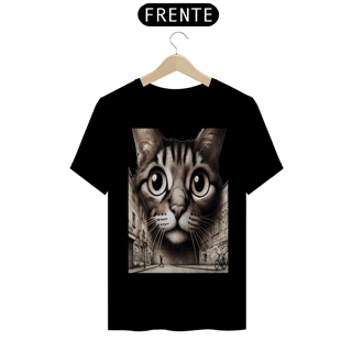 Nome do produto T-Shirt Classic - Gato Frontal,