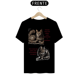 Nome do produto T-Shirt Classic -  Gato em desenho Lápis II