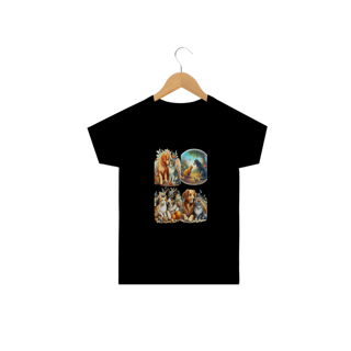 Nome do produto Camiseta Classic Infantil 2a/14a - Gatos&Cães