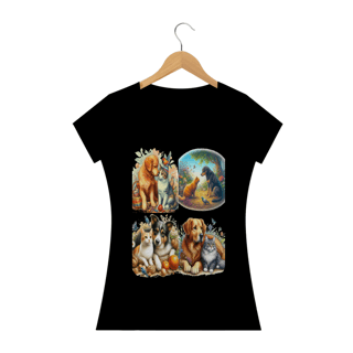 Nome do produto Camiseta Baby Classic Long- Gatos&Cães