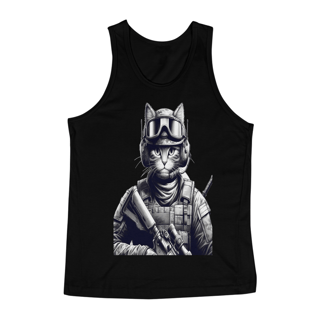 Nome do produto Regata Masculina -Soldado Gato