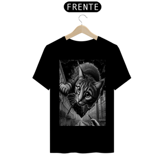 Nome do produto T-Shirt Classic -  Gato Saindo do céu