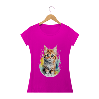 Nome do produto Camiseta Baby Long Classic -Gatinha II