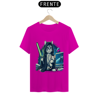Nome do produto T - Shirt Quality – gato Jedi -Star Wars 