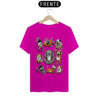 Nome do produto T- shirt Quality - Gatos e cachorro Coletânea V