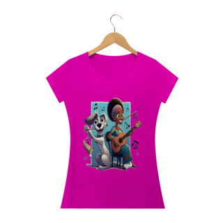 Nome do produto Camiseta Baby Long Classic- Camiseta cachorro Tocando