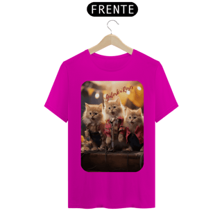 Nome do produto T-Shirt Quality – Gato -Banda Gatork'n' Roses