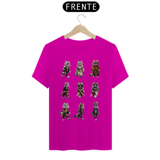 Nome do produto T- shirt Quality - 6 Gatos elegantes