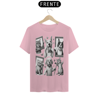 Nome do produto T-Shirt Classic - Gatos e cachorro Coletânea III