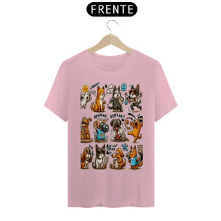 Nome do produto T-Shirt Classic - Gatos e cachorro Coletânea IV