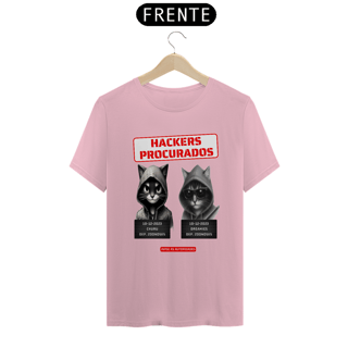 Nome do produto T- shirt Classic -  Gatos Hackers procurados