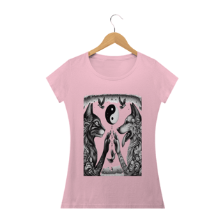 Nome do produto Camiseta Baby Classic Long- Harmonia Gato e Cão