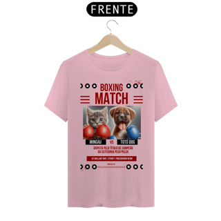Nome do produto T-Shirt Classic - Boxe GatoXCão Peso Pulga 