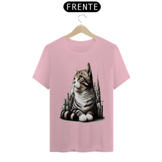 Nome do produto T-Shirt Classic - Gato em desenho Lápis I