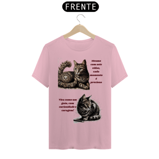 Nome do produto T-Shirt Classic -  Gato em desenho Lápis II