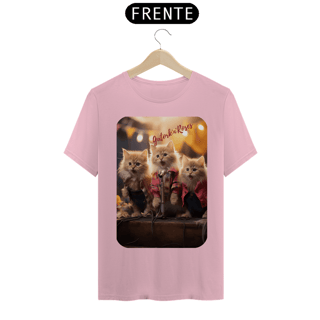 Nome do produto T-Shirt Classic - Gato -Banda Gatork'n' Roses
