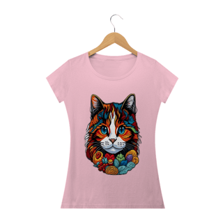 Nome do produto Camiseta Baby Long classic - Gata Michin