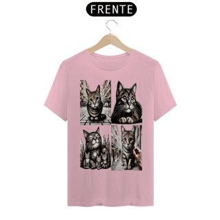 Nome do produto T-Shirt Classic - 4 gatos