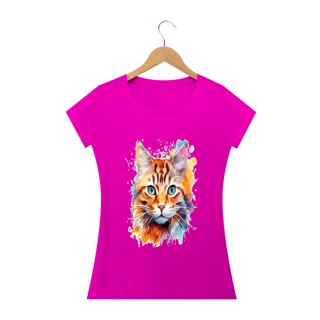 Nome do produto Camiseta Baby Long  Quality- Gata Michin
