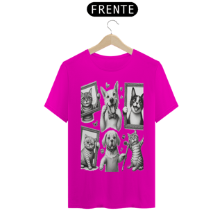 Nome do produto T-Shirt Classic - Gatos e cachorro Coletânea III