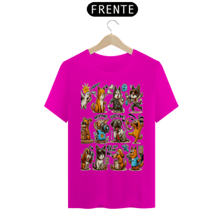 Nome do produto T-Shirt Classic - Gatos e cachorro Coletânea IV
