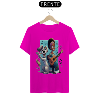 Nome do produto T-Shirt Classic - Camiseta cachorro Tocando