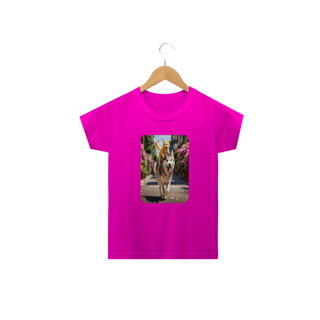 Nome do produto amiseta Classic Infantil 2a/14a - Camiseta Gatos e Husky