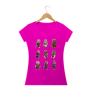Nome do produto Camiseta Baby Long Quality –  6 Gatos elegantes